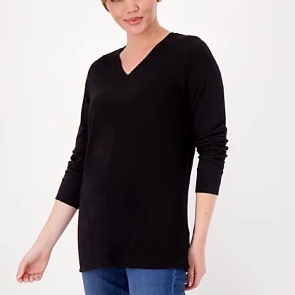 Belle by Kim Gravel Luxe French Terry Change of Seasons Tunic
